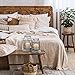 Rustic Farmhouse Lantern Decor Set of 2 - Stylish Decorative Lanterns for Your Living Room, Fireplace Mantle or Kitchen Dining Table - Modern Upscale Beauty for Your Entire Home