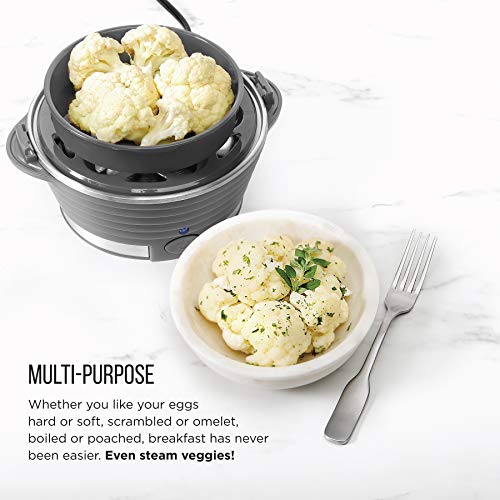 image for Chefman Electric Egg Cooker Boiler, Rapid Egg-Maker & Poacher, Food & 