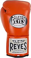 Vista 2 de CLETO REYES Guantes de boxeo de competición profesional para hombres y mujeres, cuero y crin de caballo, MMA, kickboxing, Muay Thai, con cordones
