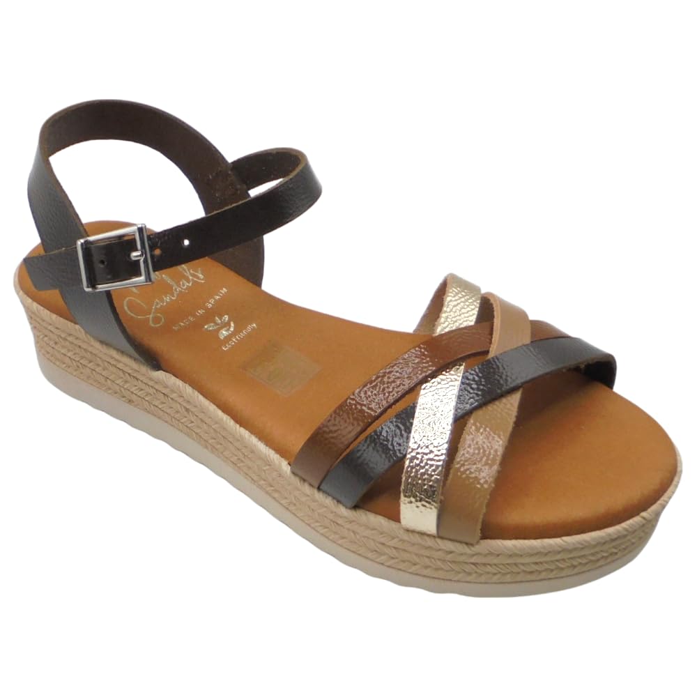 Oh! My Sandals - 6010 Zara Sandalias de Mujer cómodas con Plataforma Ligera y Plantilla Gel, Fabricadas en españa para: Mujer