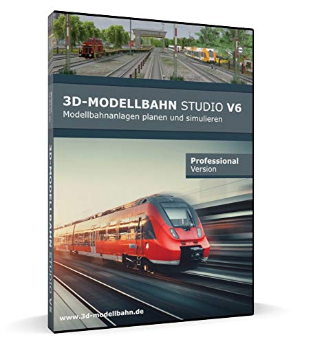 Preisvergleich Produktbild 3D-Modellbahn Studio Professional V6