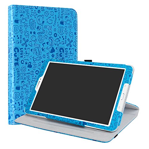 LiuShan Samsung Galaxy Tab E 9.6 Rotary Funda, Giratoria 360 Grados de Rotación Carcasa con Stand...