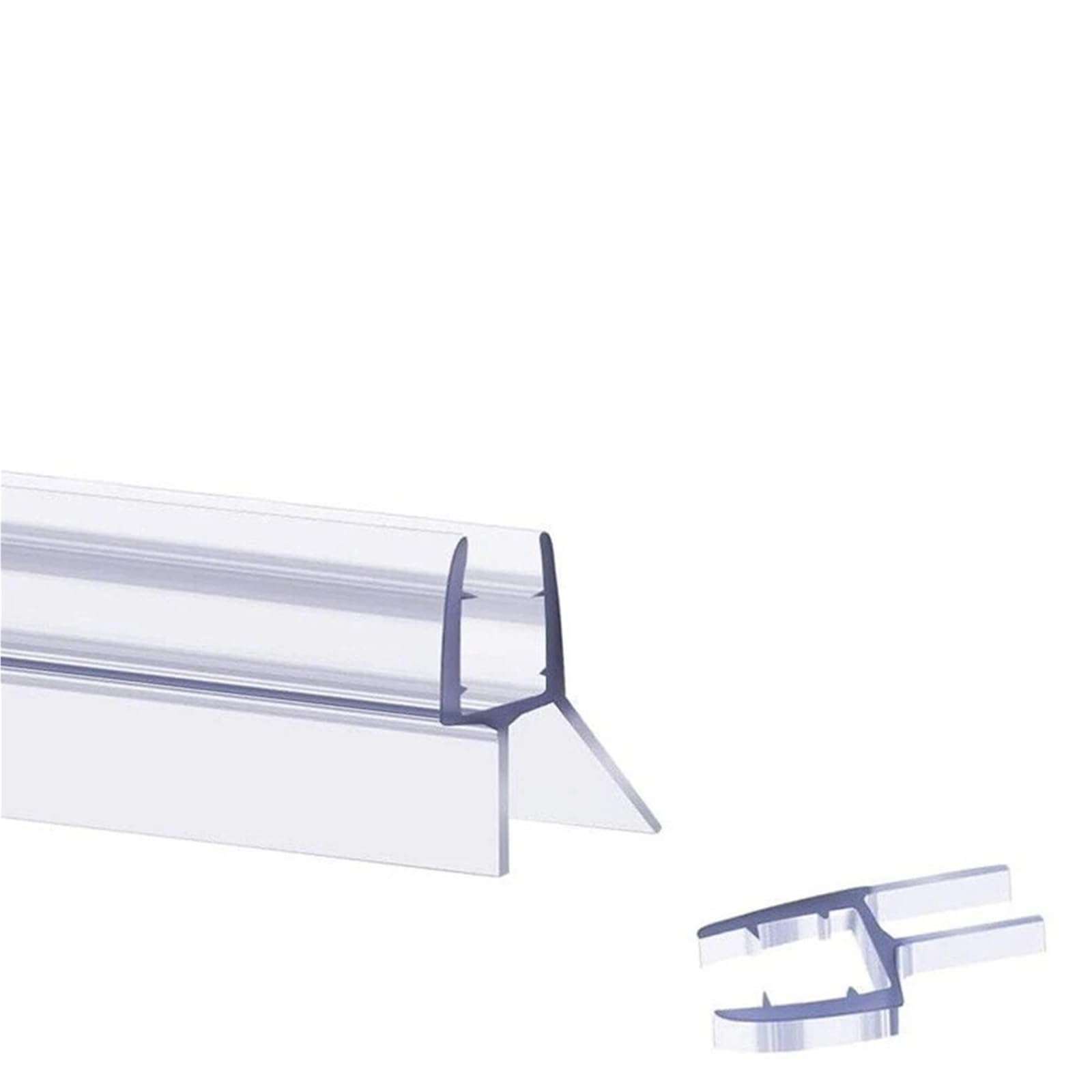 4 Stück Duschtürdichtung Bad Duschstreifen Dichtung oder Bildschirme Türen 4–6 mm dichtet Lücken Heimwerker ab für Duschtüren, Glas(20mm)