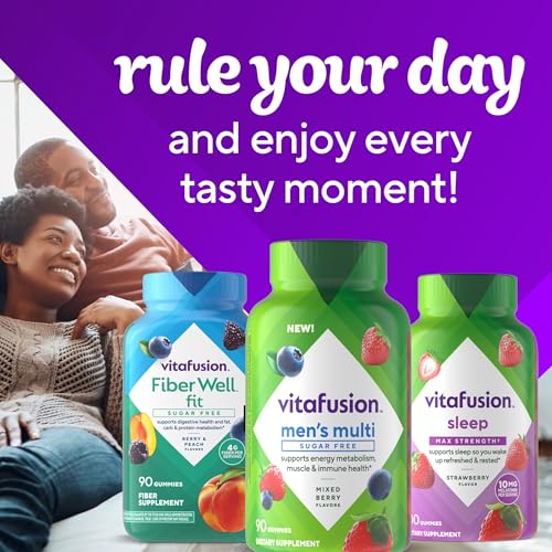 Vitafusion Men's Multivitamin Gummies Sugar Free | 90 Gummy Vitamins - image 8