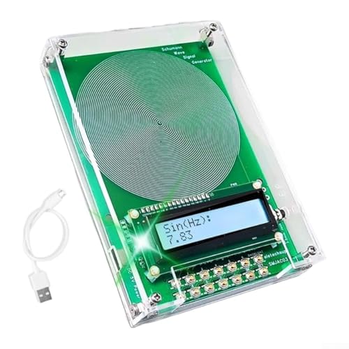Générateur de fréquence V2 avec fréquence réglable de 0,1 Hz à 30 kHz avec résonance SchumannWave 7,83 Hz USB et options d'alimentation CC pour soulager le stress