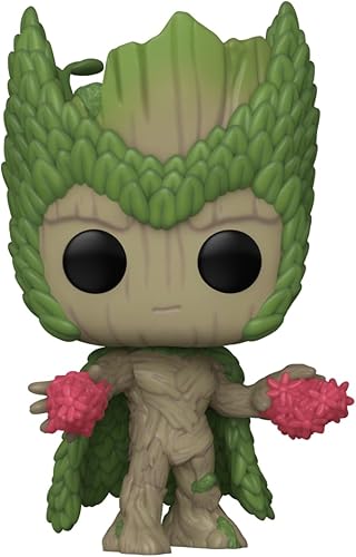 Miniatura 2 de Funko Pop! Marvel We are Groot - Scarlet Witch - Groot Shorts - Figura de vinilo coleccionable - Idea de regalo - Productos oficiales - para niños y