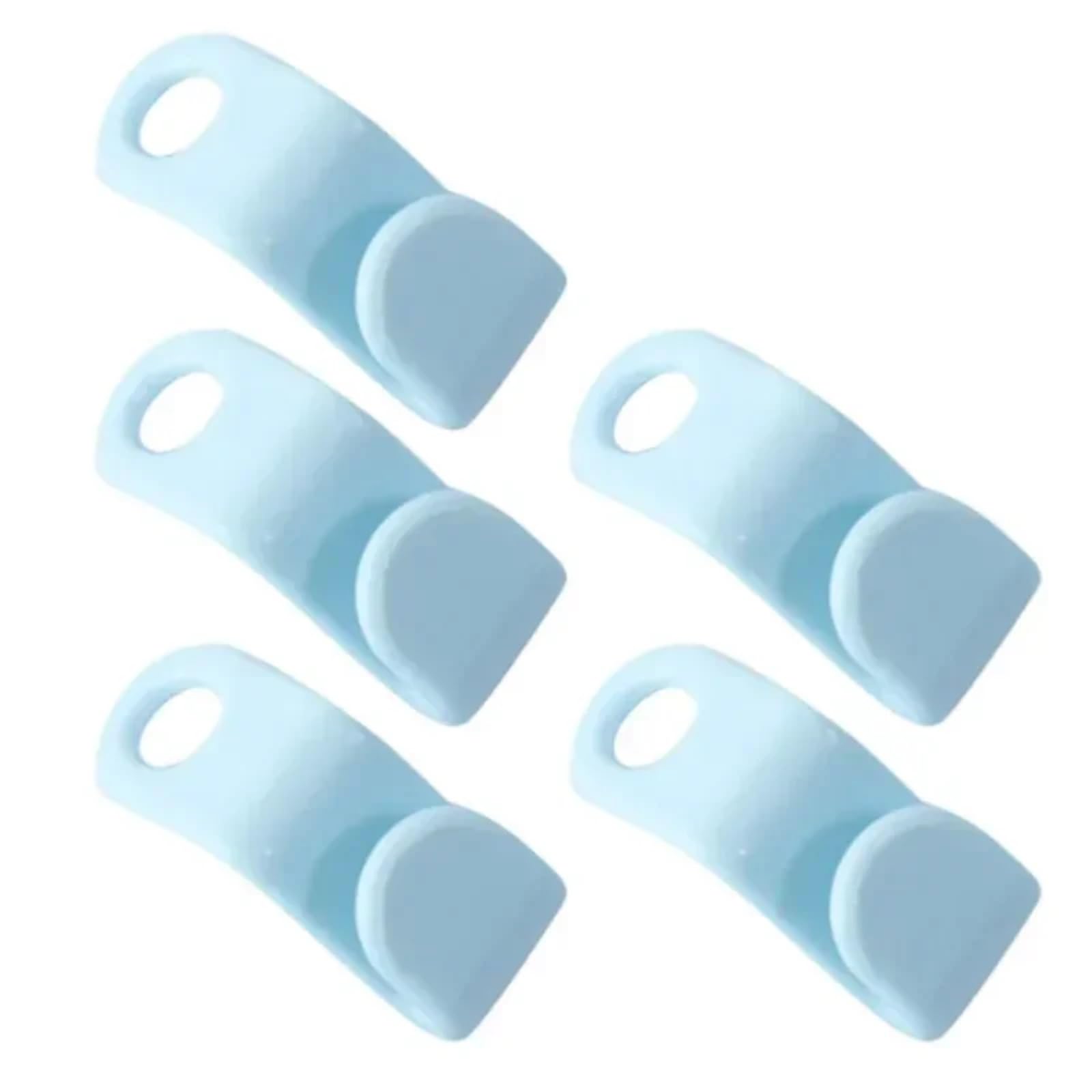 Hangers for Clothes Space Savers 250-Count Clothes Hanger Hooks - Space-Saving Connectors for Closet Organization Solutions(Blue)