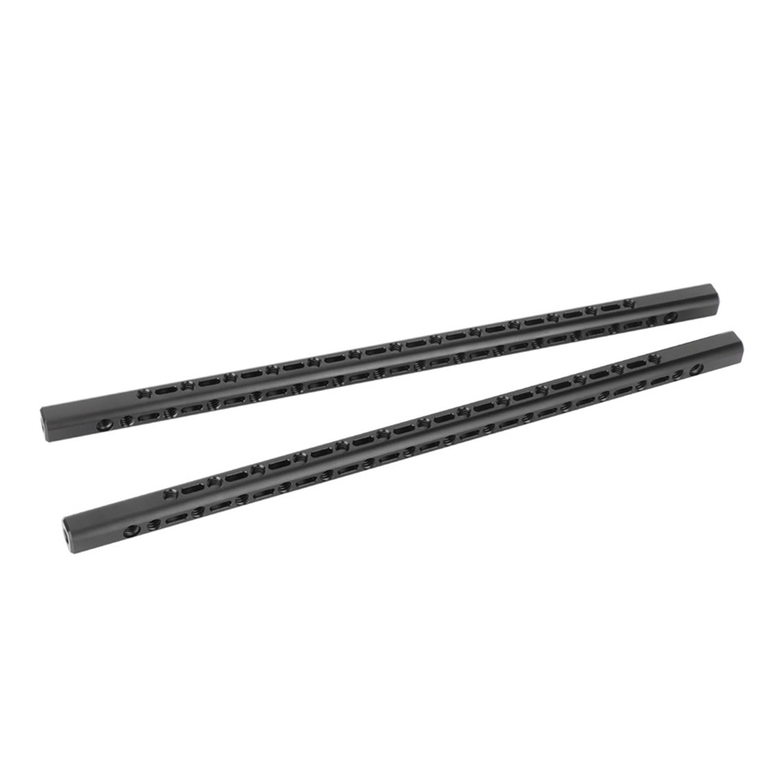 Varilla de queso de aluminio estándar de 15 mm con rosca de 1/4 de pulgada para cámaras DSLR, accesorios de estudio fotográfico, tubo cuadrado de aluminio