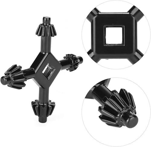 Miniatura 6 de Llave de mandril 4 en 1, taladros de acero multifuncionales, herramienta de perforación de mano, peso ligero y conveniente, adecuado para la mayoría