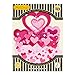 SANTORO Pirouette - 3D Pop Up Greeting Card - Love - Valentine's Day, Pink Heart Sentiments, Mother's Day, Anniversary, Boyfriend Girlfriend Gift, Heart-Shaped Card