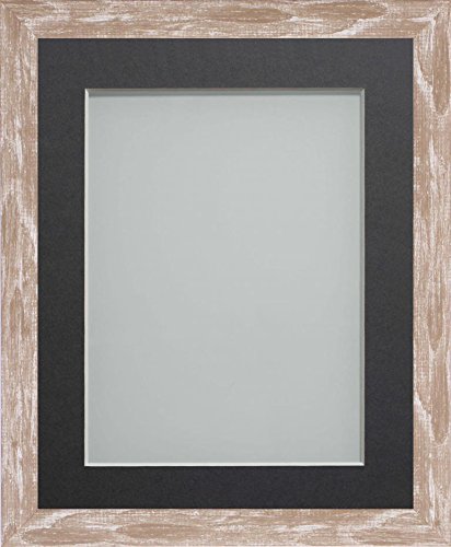 Frame Company Camber Range 12X10-Inch Brown Picture Photo Frame with Grey Mount For Image Size 10X8-Inch