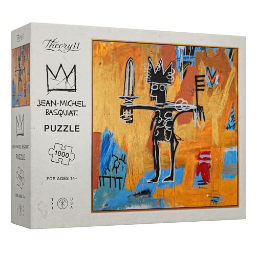 theory11 Basquiat Puzzle de 1000 pièces, Produit sous Licence Officielle et Objets de Collection, Ajustement précis et qualité supérieure, Puzzle intermédiaire