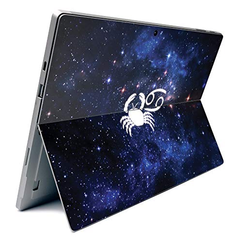Image of MightySkins Carbon Fiber Skin for Microsoft Surface Pro 7 - Cancer | Textured Carbon Fiber Finish | Easy to Apply, Remove, and Change Styles | Made in The USA