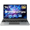 Portátil de 14 pulgadas, 8 GB de RAM 512 GB SSD, pantalla FHD 1920 x 1080, procesadores Intel Celeron N4020C, computadora portátil Windows 11 Pro, apertura de ángulo de 180, cámara web, ligero