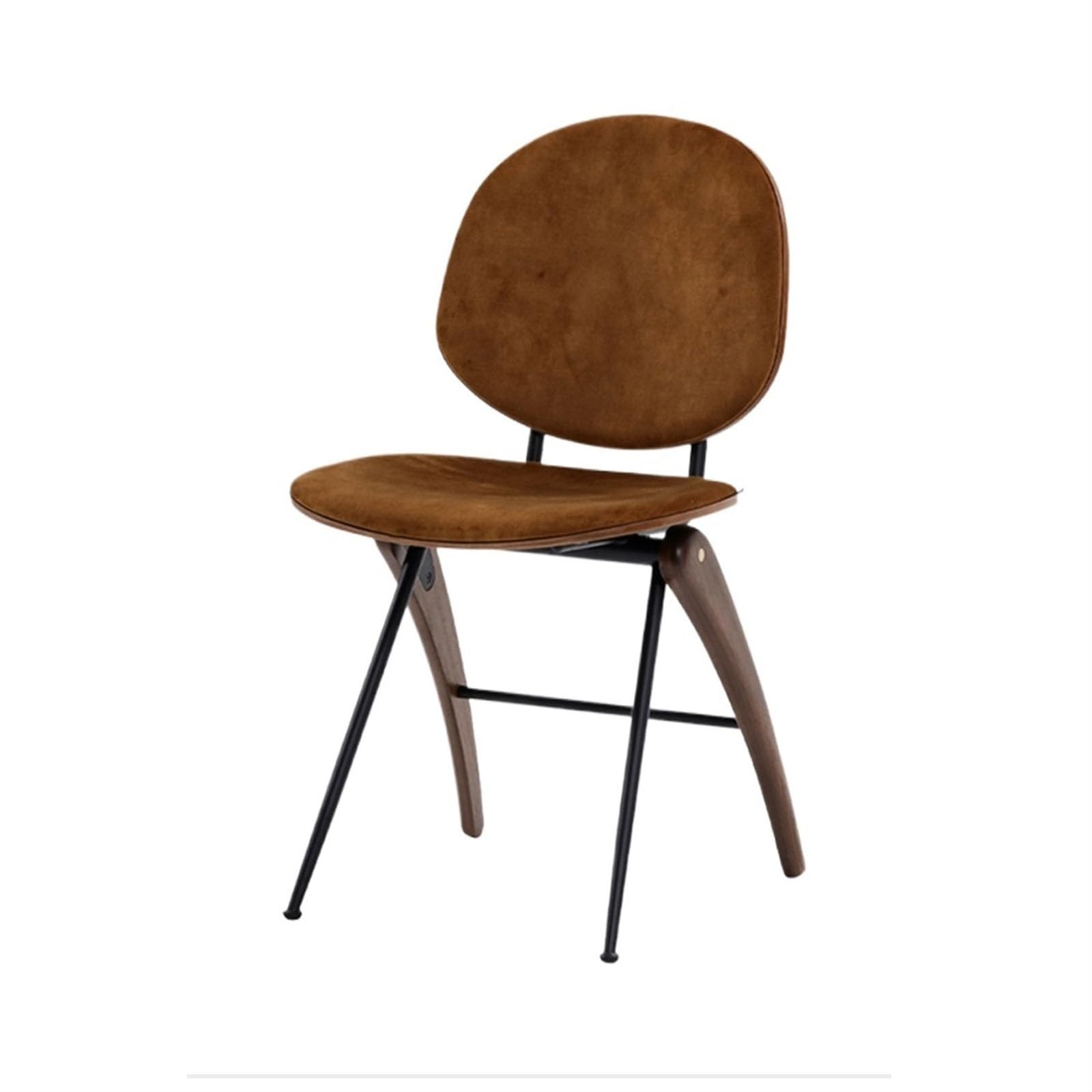 T2H9B5V4G8 Dining Chairs Dining Chairs, Upholstered, Stylish Kitchen, Armless Side for Living Room Bedrooms(Bruin)