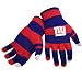 New York Giants Official NFL Glove Stripe Outdoor Winter Stretch Knit by Forever Collectibles 145240