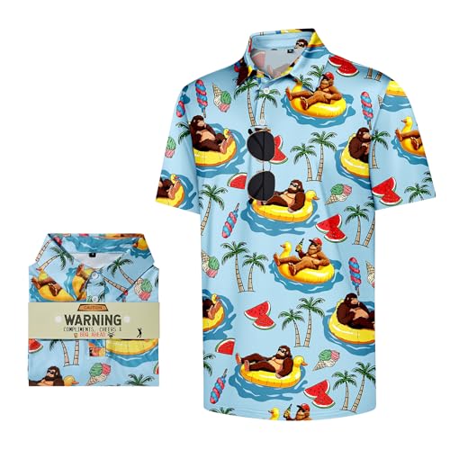 Zando Funny Christmas Golf Polo