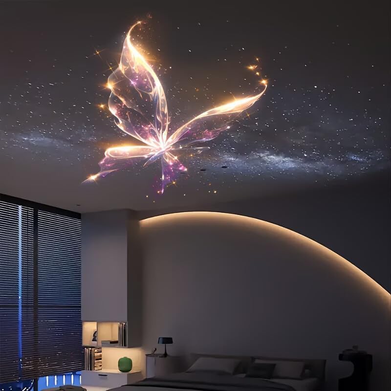 Image of Galaxy Projector Night Light with Ocean Whale Projection | LED Ceiling Projector Lamp with Multiple Light Modes | Rotating Sky Effect | USB Powered Ambient Lamp for Bedroom Kids