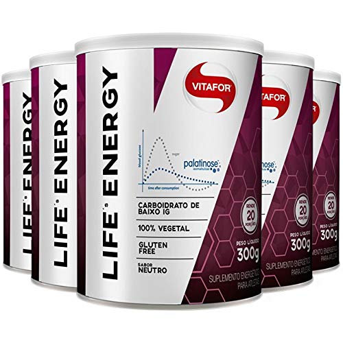 Kit 5 Life's Energy Palatinose Vitafor 300g