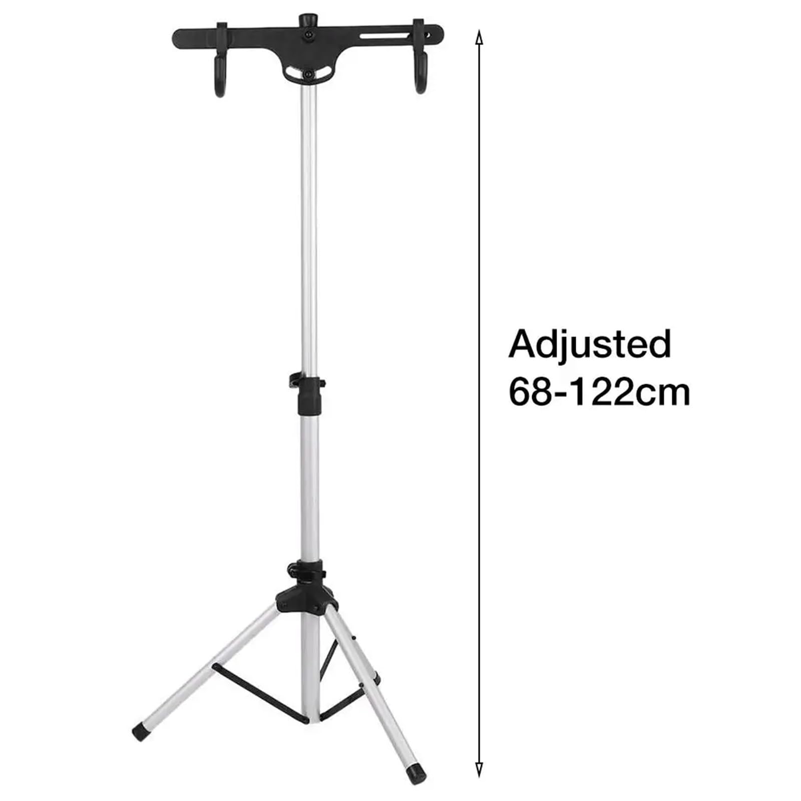 Soporte de bicicleta para mantenimiento Soporte de taller for reparación bicicletas, plegable, altura ajustable y extensible, for herramientas mantenimiento