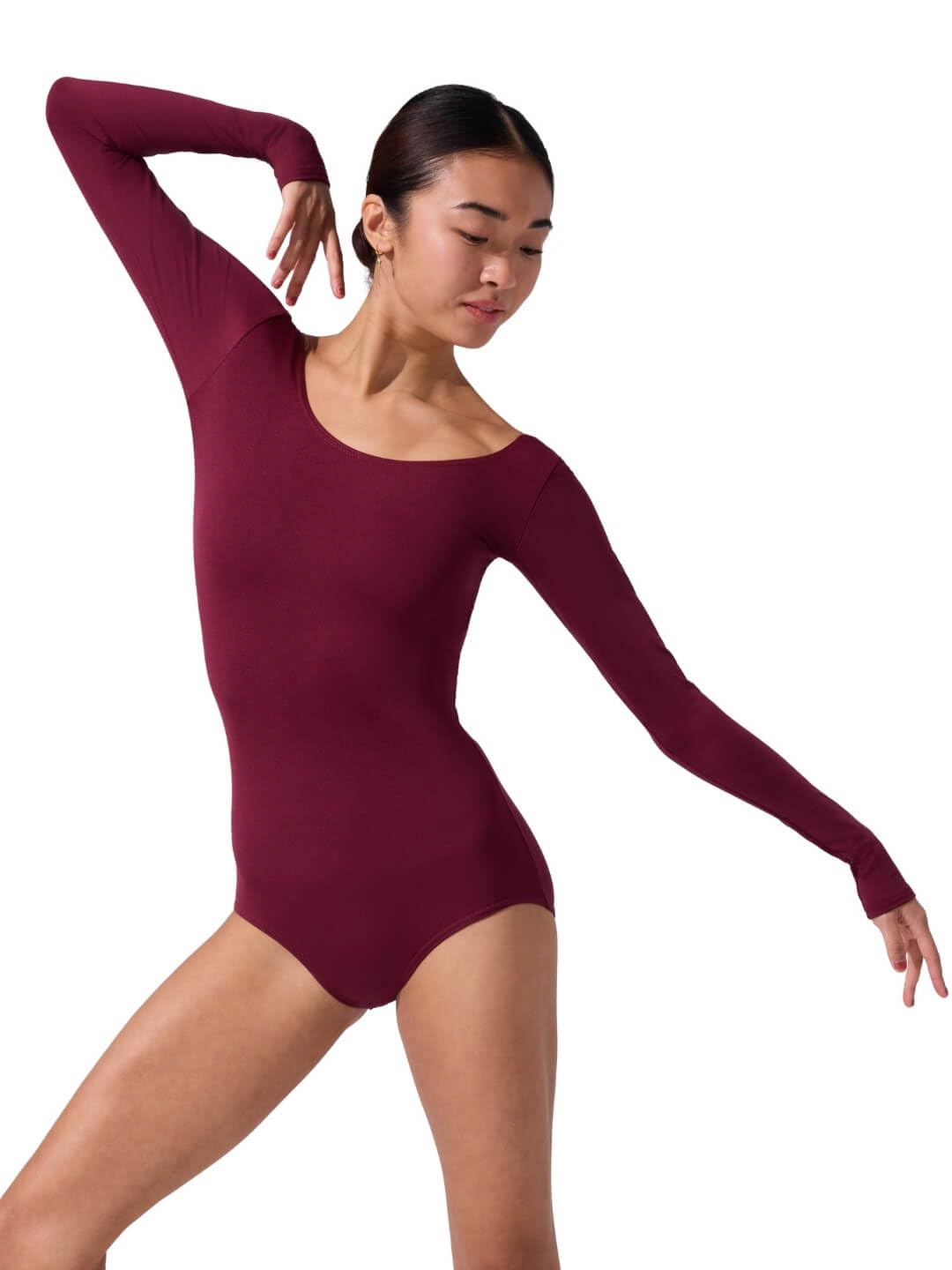 Capezio Team Basic Long Sleeve Leotard Justaucorps Femme (lot de 1)