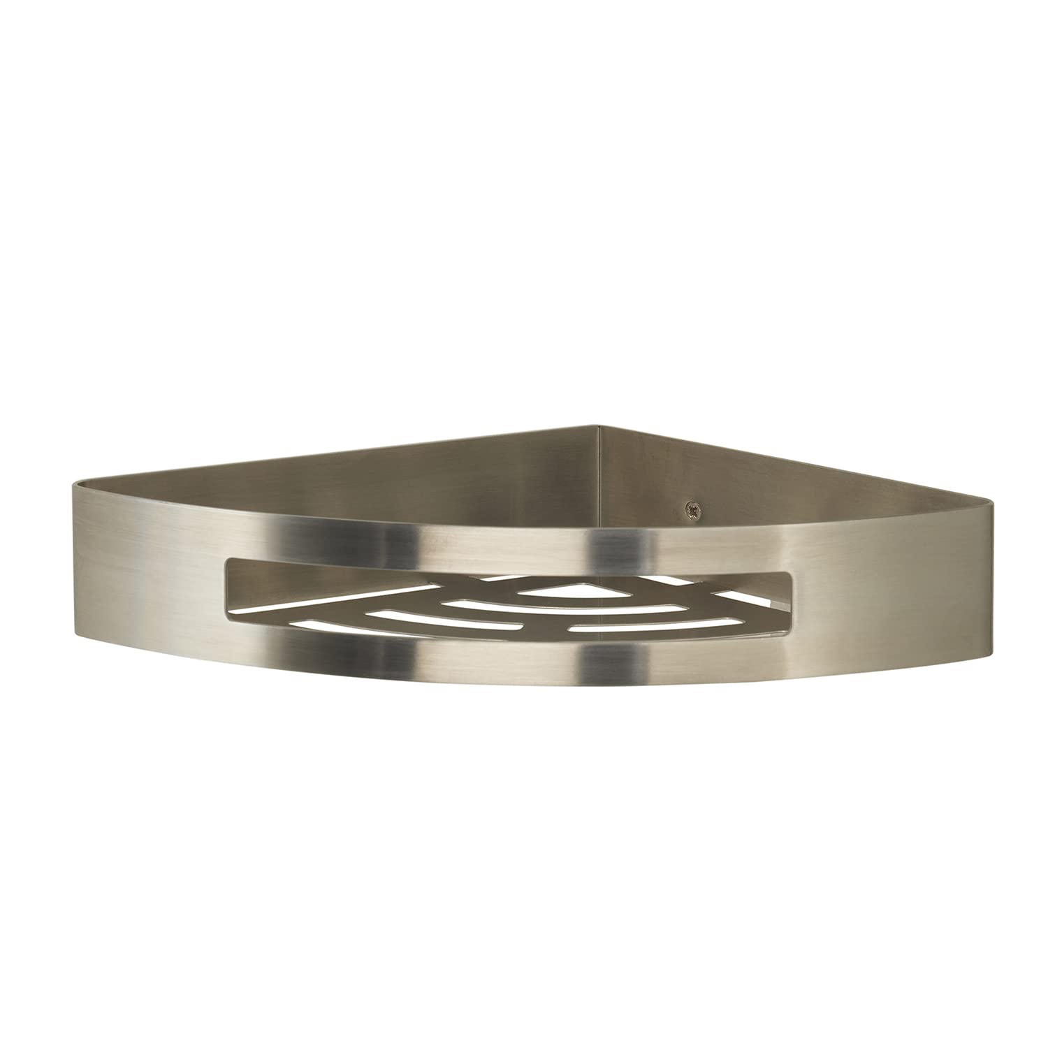 Gedy | Hanoi Corner Shower Door in Stainless Steel, Brushed Finish, Dimensions 4.5 x 21 x 21 cm and Weight 0.55 kg