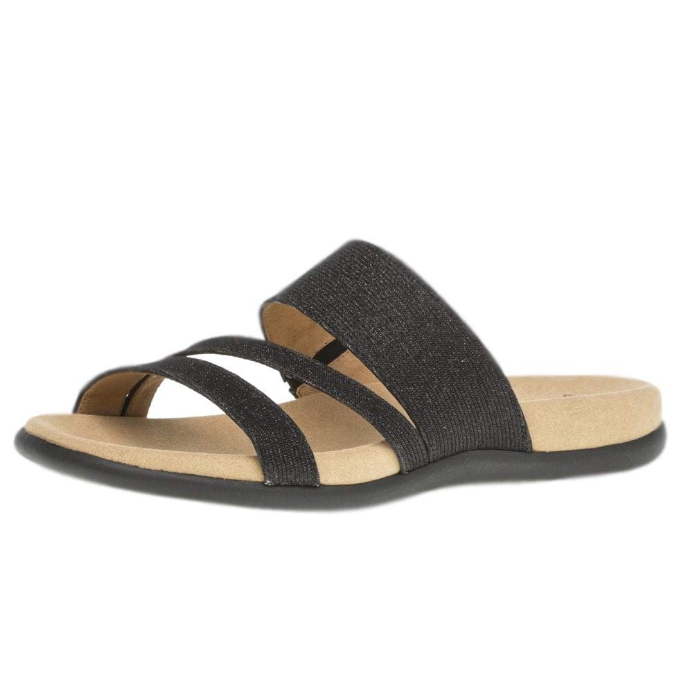 Gabor Tomcat 2 Modern Sporty Sandals in Black Shimmer