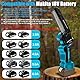 Akku Hochentaster Ast Kettensäge Profi-Astsäge kompatibel mit Makita 18V(ohne Akku), 2 IN 1 Mini 6 zoll Akku Kettensäge und Teleskop Elektro Hochentaster Astsäge Arbeitshöhe bis 4,6m