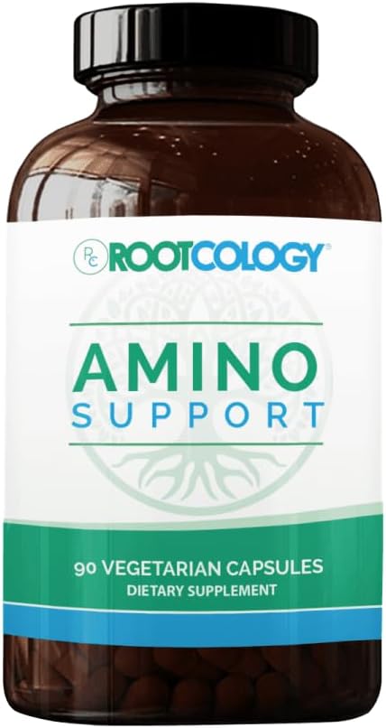 Rootcology by Dr. Izabella Wentz Amino Acid Complex Capsules with L-Glutamine, Glycine &amp; MSM | 90 Capsules