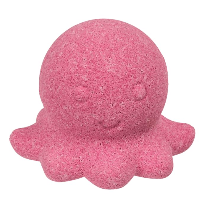 Bombas de baño, Juego BurBujeante Efervescente Bañera, SPA en Casa para Niñas, Niños, Hidratante Mujeres, Sales de Baño Originales y Divertidas. (Pulpo Rosa)
