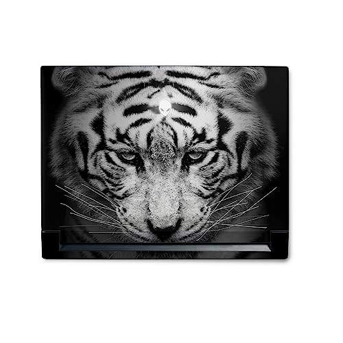Image of MightySkins Skin Compatible with Alienware M18 R1 (2023) Full Wrap Kit - Mono Tiger | Protective, Durable, and Unique Vinyl Decal wrap Cover | Easy to Apply & Change Styles | Made in The USA