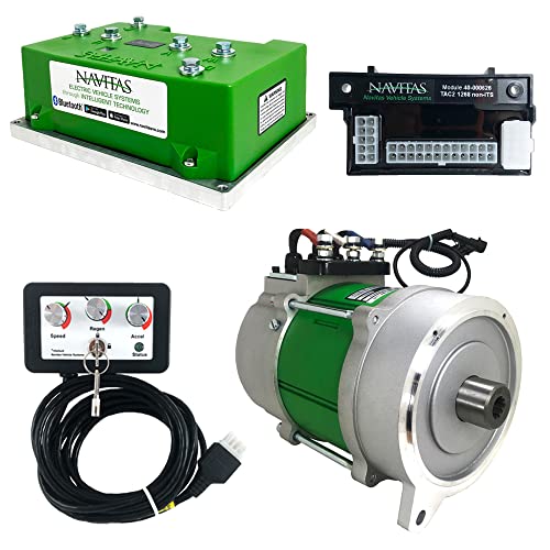 Navitas DC to AC Conversion Kit for Star EV Golf Carts | 48V 5KW TAC2 600A (1268 Non-ITS) | Includes 5KW AC Motor, TAC2 600A Controller with Module, On The Fly Programmer, and More
