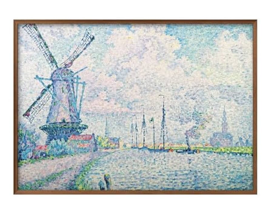 Amazon.co.jp: ポール シニャック オーヴェルシーの運河 A3