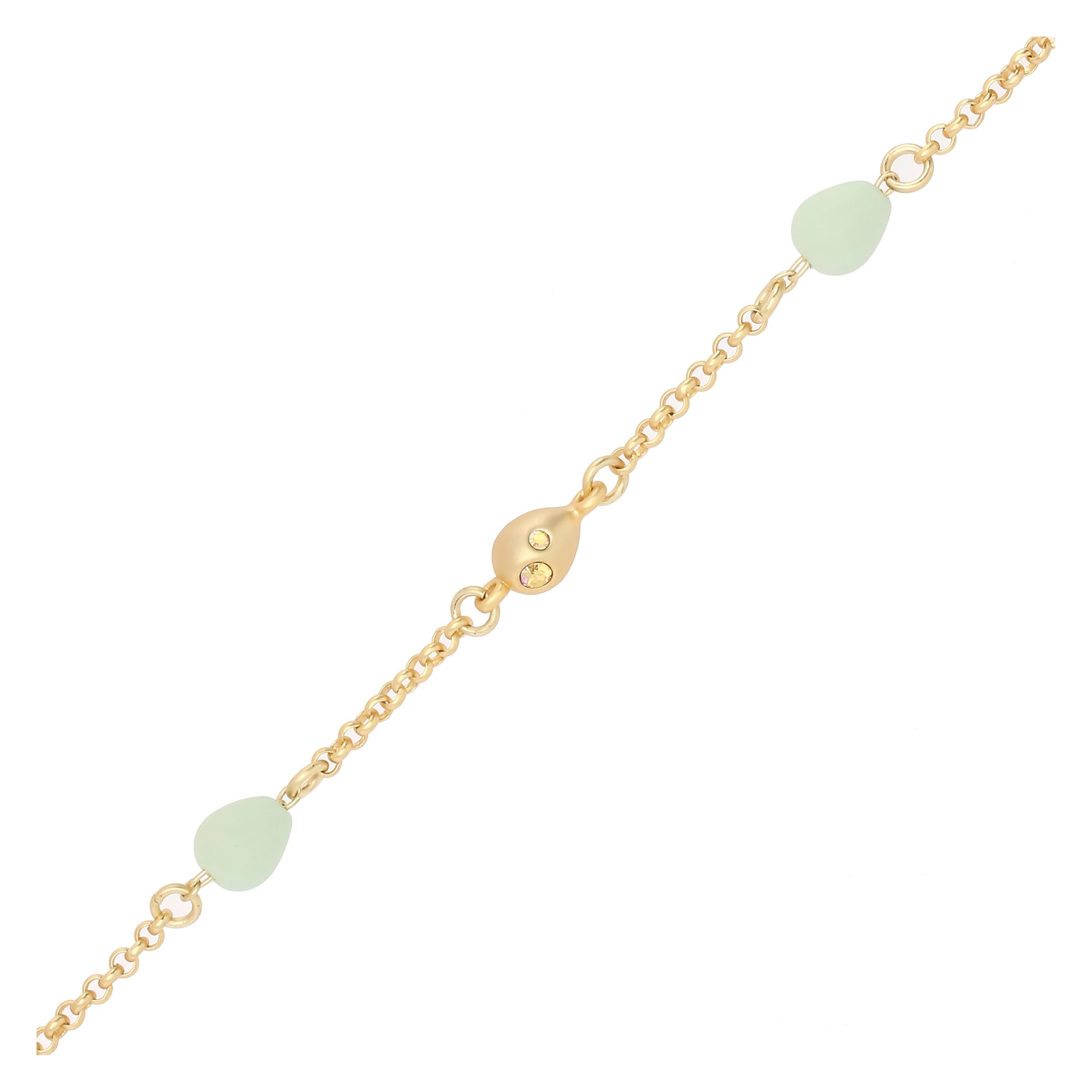 Bracciale con perle a goccia