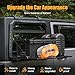Multifunctional Rear Window Storage Panel Compatible with 2007-2018 Jeep Wrangler JK 4 doors Openable Design Tactical Molle Platform for Tools, Gear & Accessories Durable Modular Storage Solution，2pc