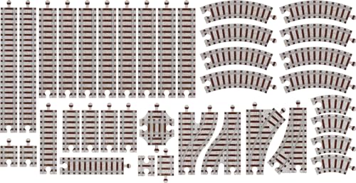 Wooden Train Track - Track Pack #3 - Made in USA - 37 Pieces