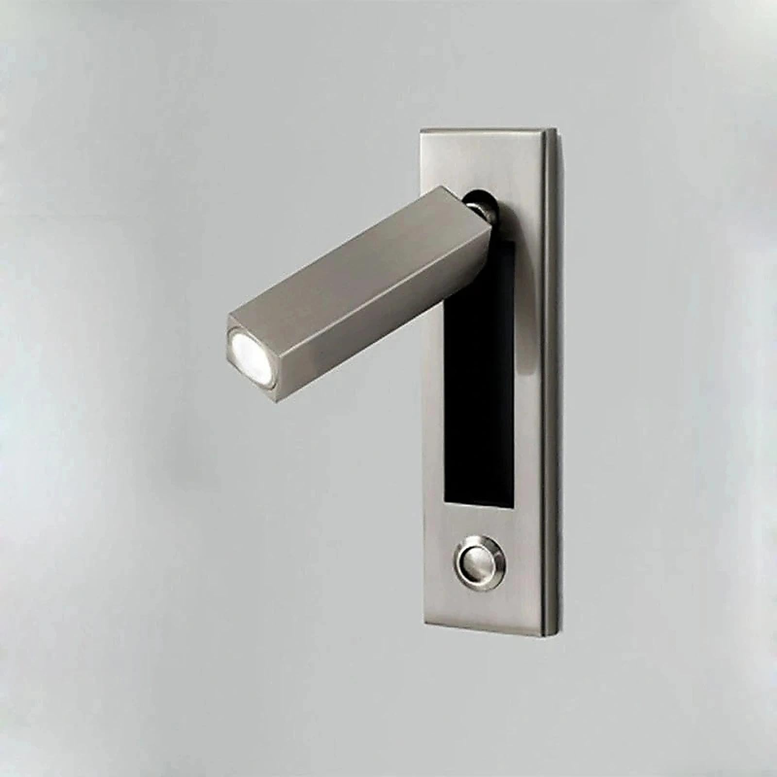 Apliques de pared LED ajustables para leer en el dormitorio con interruptor integrado