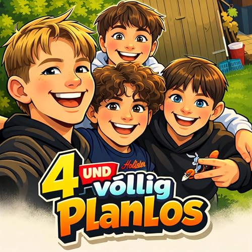 Vier und v&ouml;llig planlos cover art