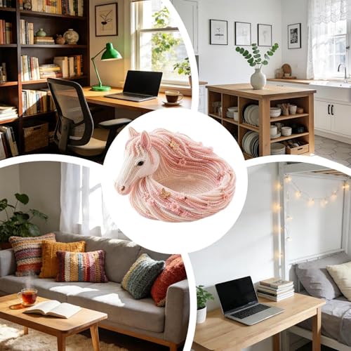 Plateau à clés de table plat de rangement décoratif cheval - 6