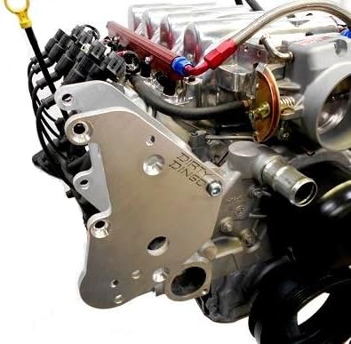 Dirty Dingo LS Vortec Truck 3/8 Aluminum R4 A/C Bracket Assembly with Tensioner and Idler