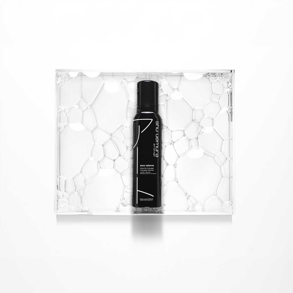 Shu Uemura, Mousse de Volumen Awa Volume, Para cabellos finos, Larga duración, Acabado sedoso, Volumen y brillo, 150 ml