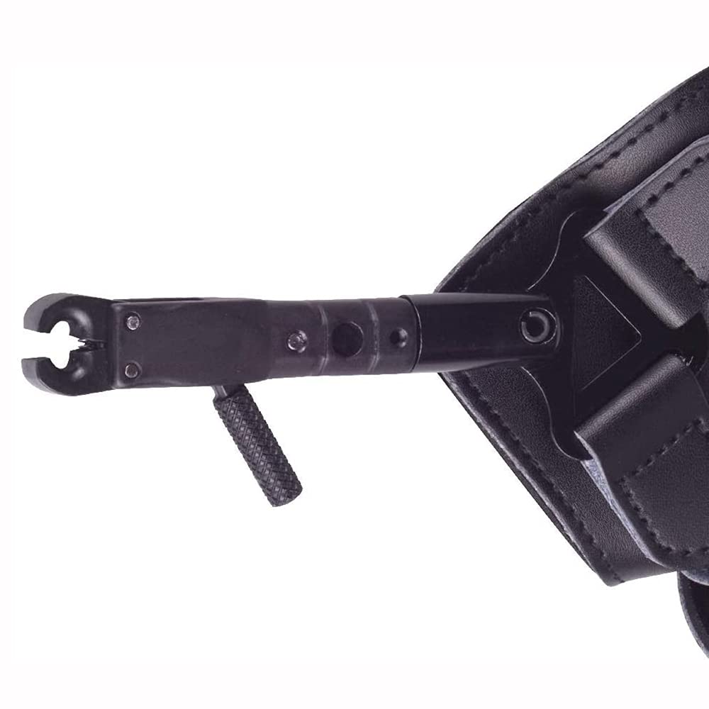 Compound Bow Release Aid Disparador Tiro con arco Derecha Mano izquierda Correa ajustable para la muñeca