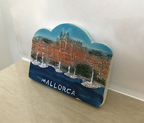 Imán decorativo 3D Mallorca para nevera 8x6 cm miniatura 4