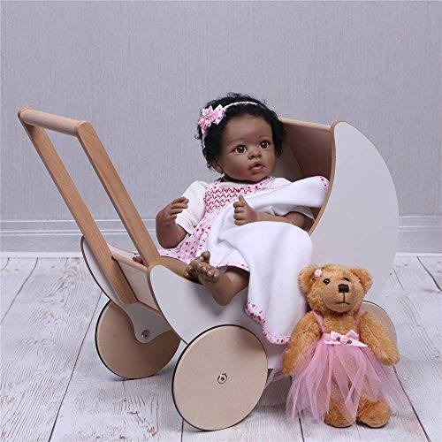 Reborn Baby Doll Weiches Silikon Vinyl Reborn Kleinkind Realistisch lebensecht aussehende Neugeborene Puppen Baby Girl… – Bild 5