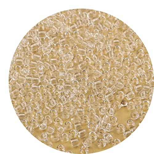 Bala&Fillic Transparent Color 4mm Seed Beads About 1200pcs/100Grams in Bag