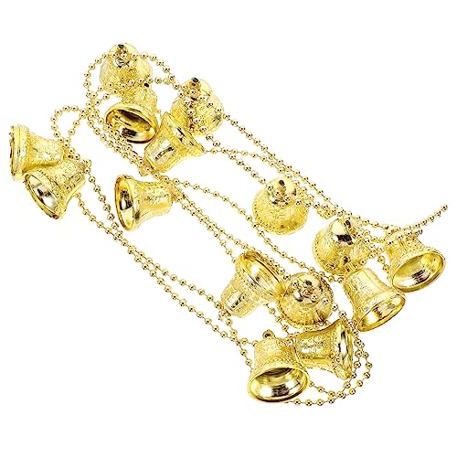 Ciieeo Full Set Christmas Bells String Decor Christmas Tree Garland Home Decor
