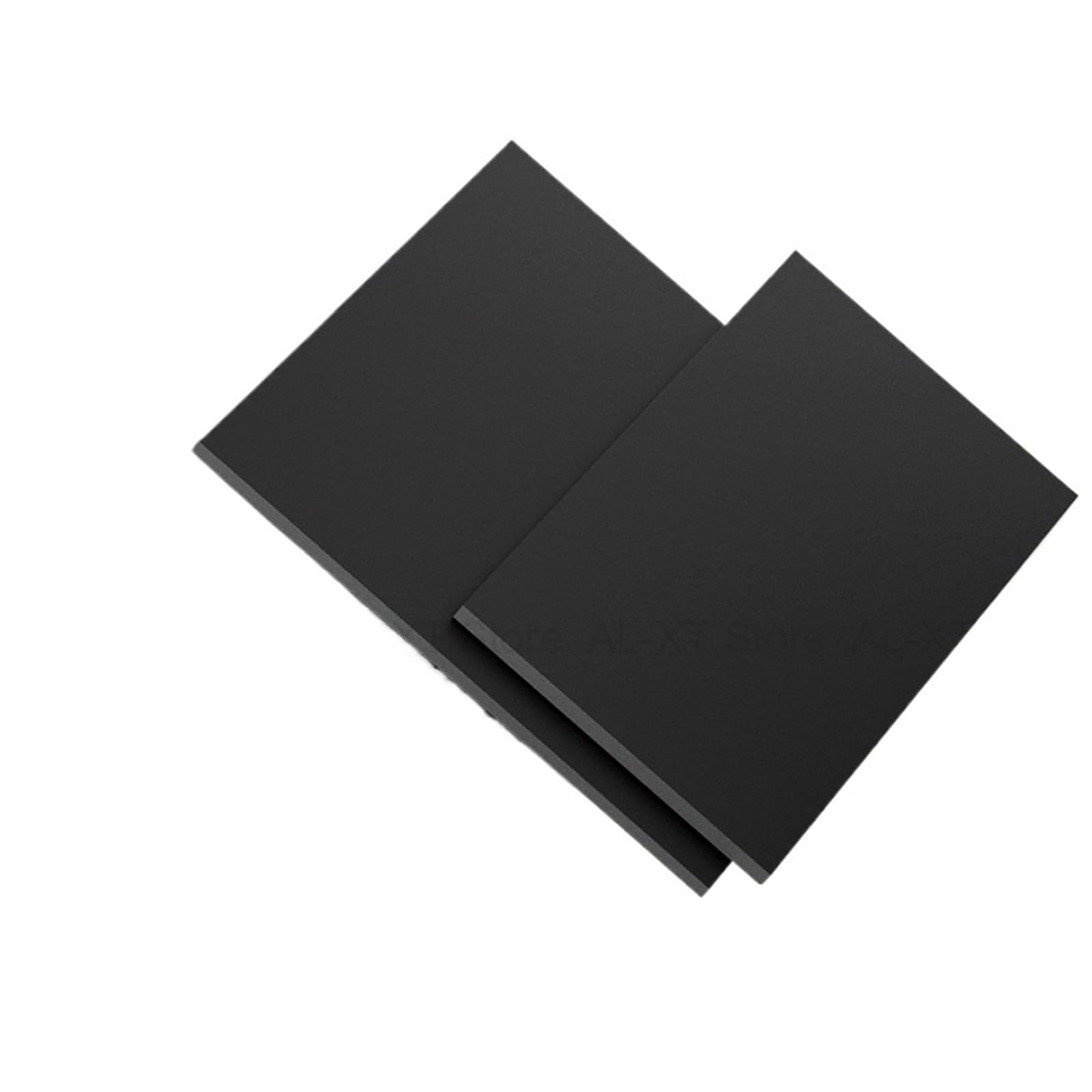 ABS-Kunststoffplatten 1Pcs Schwarz ABS Hartplastik Platte Modell Blatt DIY Hand Carving Material Teile Dicke 1/1,5/2/3/4/4/5/6/8/10/12/15/20/30mm Bastelarbeiten