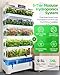 Woolooloo Large Hydroponics Growing System Kit, 5-Tier Indoor Herb Garden with Smart Climate Control, Auto Misting, Full Spectrum Grow Light, Vertical Hydroponic System for Home or Commercial