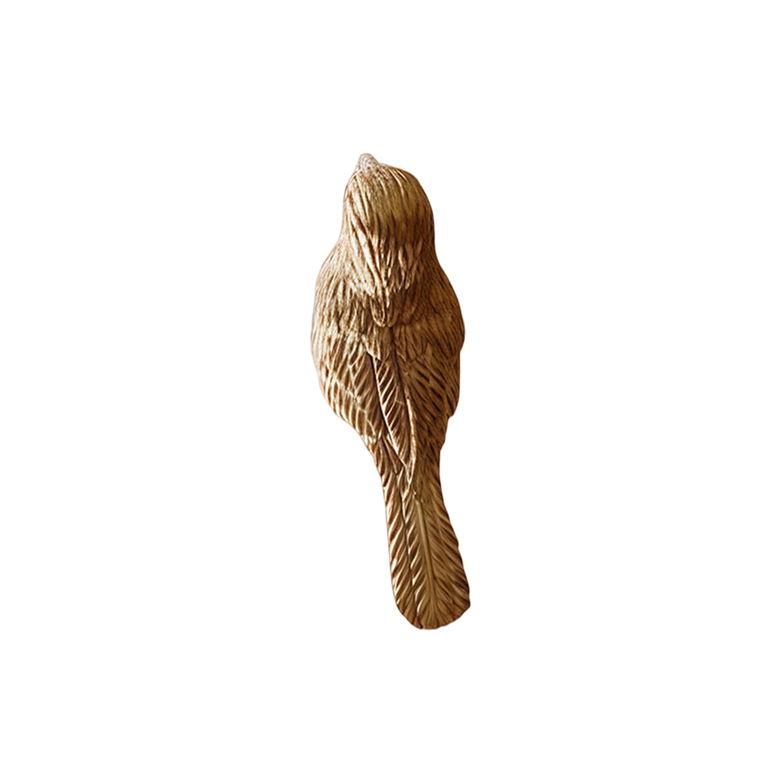 Veltros Small Bird Metal Curtain Holdbacks Gold Wall Hooks For Drapery Pull Backs Home Decor Wall Mount Curtain Holder