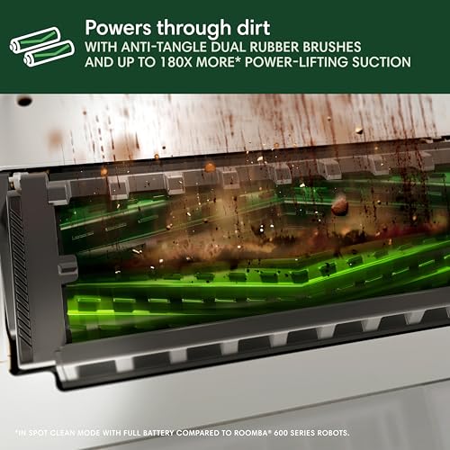 Image of iRobot Roomba Max 705 Vac Robot Vacuum + AutoEmpty Dock - Extreme Power-Lifting Suction, Anti-Tangle Dual Rubber Brushes, Self-Empties, Recognizes and Avoids Obstacles, LiDAR Navigation